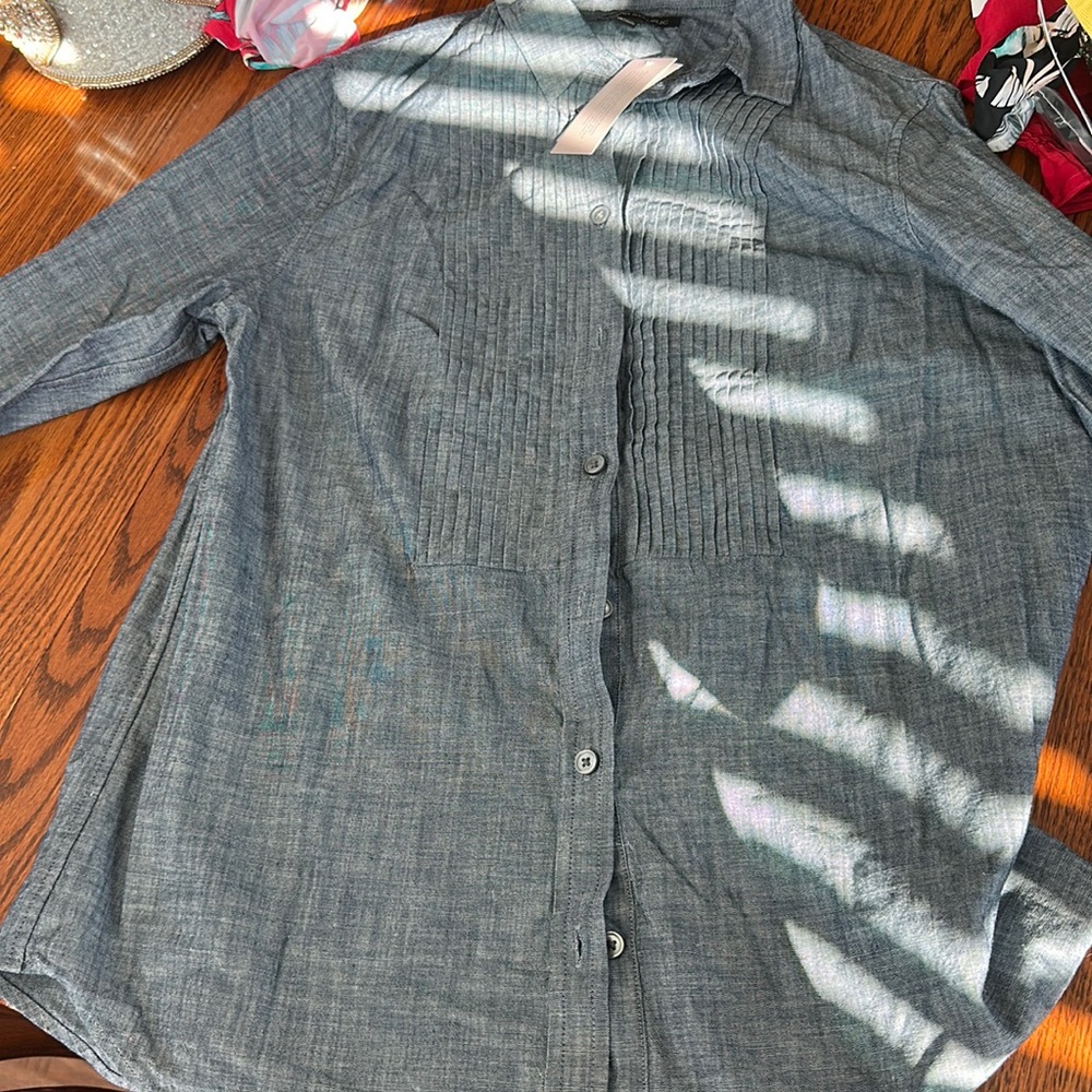 Banana republic, long sleeved shirt, PM petite